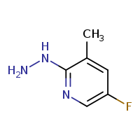 5-fluoro-2-hydrazinyl-3-methylpyridine
