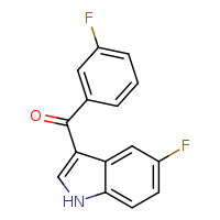 5-fluoro-3-(3-fluorobenzoyl)-1H-indole