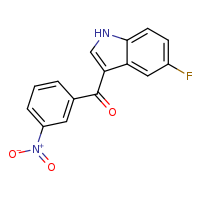 5-fluoro-3-(3-nitrobenzoyl)-1H-indole