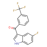 5-fluoro-3-[3-(trifluoromethyl)benzoyl]-1H-indole