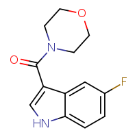 5-fluoro-3-(morpholine-4-carbonyl)-1H-indole
