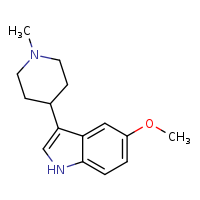 5-methoxy-3-(1-methylpiperidin-4-yl)-1H-indole