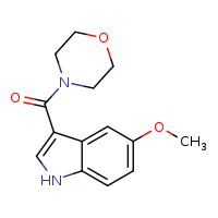 5-methoxy-3-(morpholine-4-carbonyl)-1H-indole