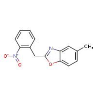 5-methyl-2-[(2-nitrophenyl)methyl]-1,3-benzoxazole