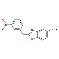 5-methyl-2-[(3-nitrophenyl)methyl]-1,3-benzoxazole