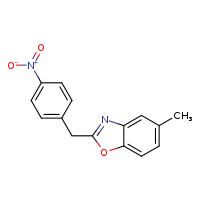 5-methyl-2-[(4-nitrophenyl)methyl]-1,3-benzoxazole