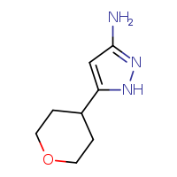 5-(oxan-4-yl)-1H-pyrazol-3-amine