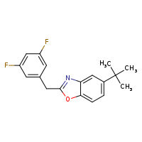 5-tert-butyl-2-[(3,5-difluorophenyl)methyl]-1,3-benzoxazole