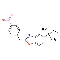 5-tert-butyl-2-[(4-nitrophenyl)methyl]-1,3-benzoxazole