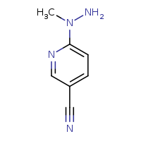 6-(1-methylhydrazin-1-yl)pyridine-3-carbonitrile