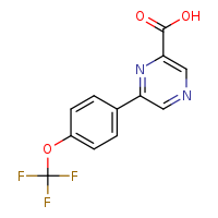 6-[4-(trifluoromethoxy)phenyl]pyrazine-2-carboxylic acid