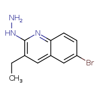 6-bromo-3-ethyl-2-hydrazinylquinoline