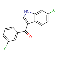6-chloro-3-(3-chlorobenzoyl)-1H-indole