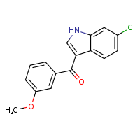 6-chloro-3-(3-methoxybenzoyl)-1H-indole