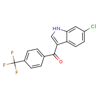6-chloro-3-[4-(trifluoromethyl)benzoyl]-1H-indole