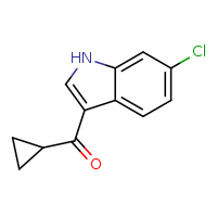 6-chloro-3-cyclopropanecarbonyl-1H-indole