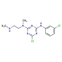 6-chloro-N4-(3-chlorophenyl)-N2-methyl-N2-[2-(methylamino)ethyl]-1,3,5-triazine-2,4-diamine