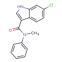 6-chloro-N-methyl-N-phenyl-1H-indole-3-carboxamide