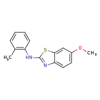 6-methoxy-N-(2-methylphenyl)-1,3-benzothiazol-2-amine
