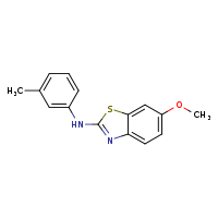 6-methoxy-N-(3-methylphenyl)-1,3-benzothiazol-2-amine
