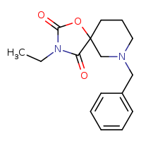 7-benzyl-3-ethyl-1-oxa-3,7-diazaspiro[4.5]decane-2,4-dione