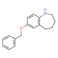 7-(benzyloxy)-2,3,4,5-tetrahydro-1H-1-benzazepine