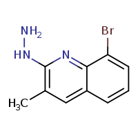 8-bromo-2-hydrazinyl-3-methylquinoline