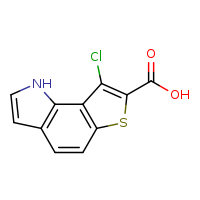8-chloro-1H-thieno[2,3-g]indole-7-carboxylic acid