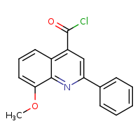 8-methoxy-2-phenylquinoline-4-carbonyl chloride
