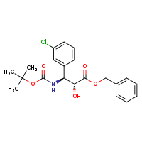 benzyl (2R,3S)-3-[(tert-butoxycarbonyl)amino]-3-(3-chlorophenyl)-2-hydroxypropanoate