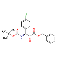 benzyl (2R,3S)-3-[(tert-butoxycarbonyl)amino]-3-(4-chlorophenyl)-2-hydroxypropanoate