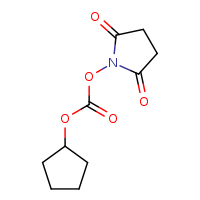 cyclopentyl 2,5-dioxopyrrolidin-1-yl carbonate