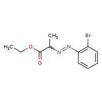 ethyl 2-[2-(2-bromophenyl)diazen-1-yl]propanoate