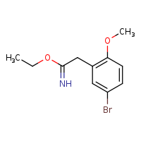 ethyl 2-(5-bromo-2-methoxyphenyl)ethanimidate