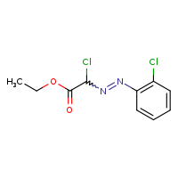 ethyl 2-chloro-2-[2-(2-chlorophenyl)diazen-1-yl]acetate
