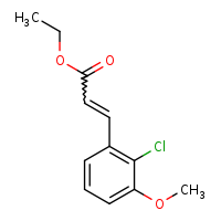 ethyl (2E)-3-(2-chloro-3-methoxyphenyl)prop-2-enoate