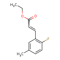 ethyl (2E)-3-(2-fluoro-5-methylphenyl)prop-2-enoate