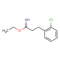 ethyl 3-(2-chlorophenyl)propanimidate