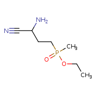 ethyl 3-amino-3-cyanopropyl(methyl)phosphinate
