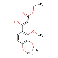 ethyl 3-hydroxy-3-(2,3,4-trimethoxyphenyl)prop-2-enoate
