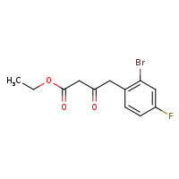 ethyl 4-(2-bromo-4-fluorophenyl)-3-oxobutanoate