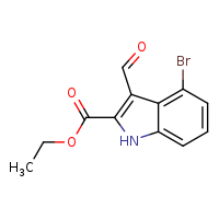 ethyl 4-bromo-3-formyl-1H-indole-2-carboxylate