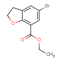 ethyl 5-bromo-2,3-dihydro-1-benzofuran-7-carboxylate