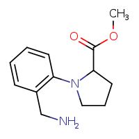 methyl 1-[2-(aminomethyl)phenyl]pyrrolidine-2-carboxylate
