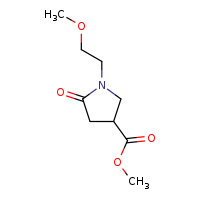 methyl 1-(2-methoxyethyl)-5-oxopyrrolidine-3-carboxylate