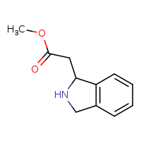 methyl 2-(2,3-dihydro-1H-isoindol-1-yl)acetate