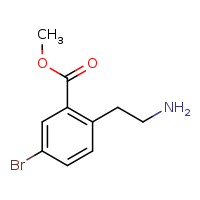 methyl 2-(2-aminoethyl)-5-bromobenzoate