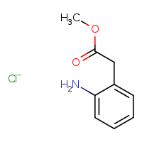 methyl 2-(2-aminophenyl)acetate chloride