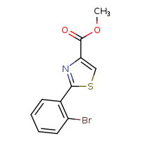 methyl 2-(2-bromophenyl)-1,3-thiazole-4-carboxylate