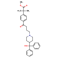 methyl 2-(4-{4-[4-(hydroxydiphenylmethyl)piperidin-1-yl]butanoyl}phenyl)-2-methylpropanoate